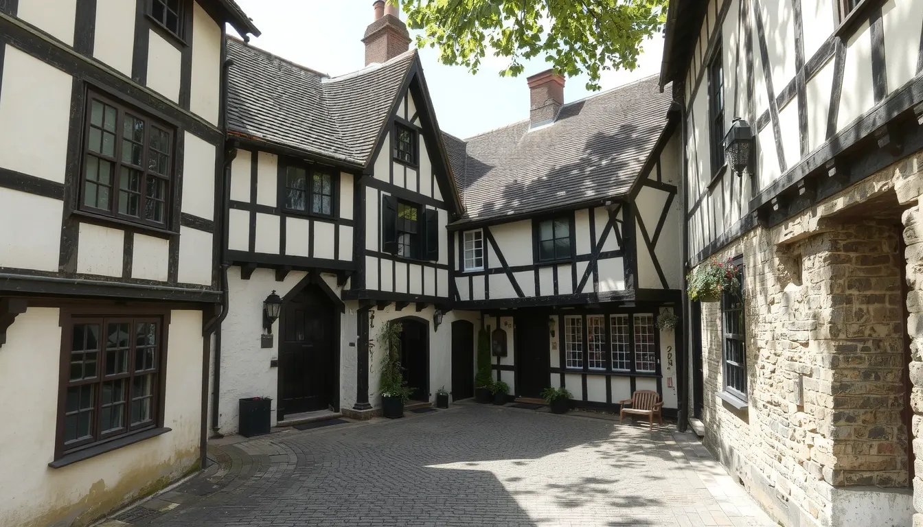 maisons à colombages en normandie